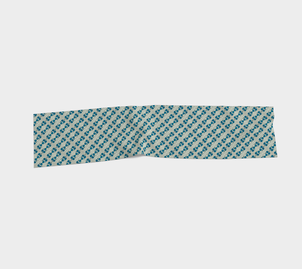 Teal Roses Scarf
