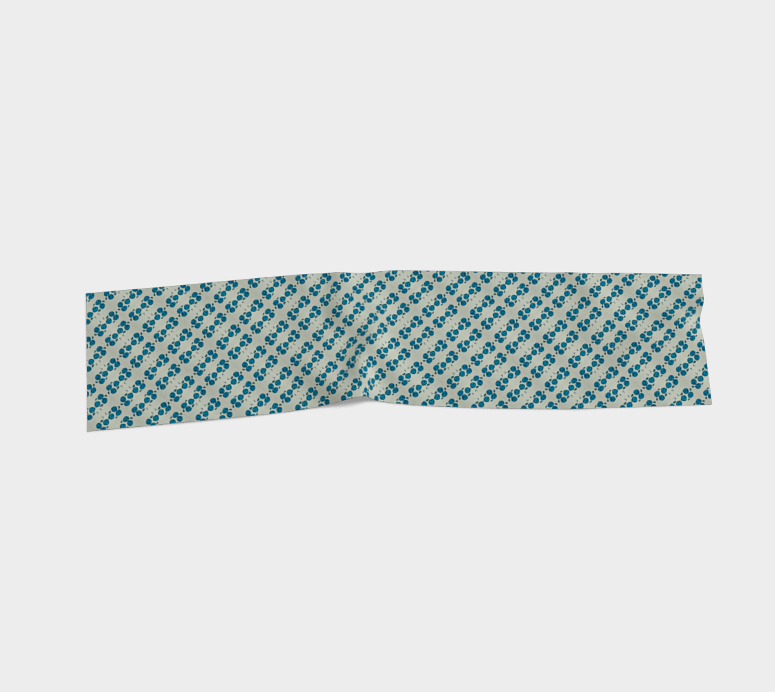 Teal Roses Scarf