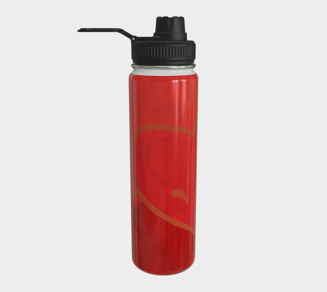 Red Heart Water Bottle