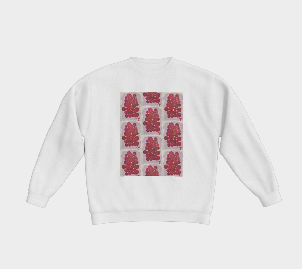 Red Roses Crewneck Sweater