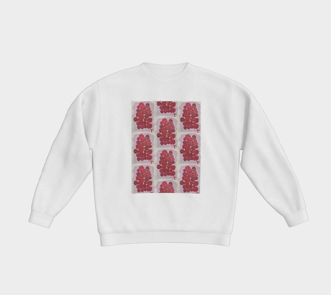 Red Roses Crewneck Sweater