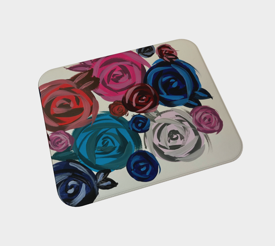 Rose Bouquet Desk Mat