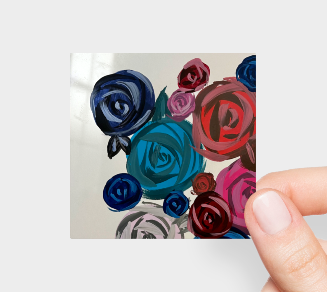 Rose Bouquet Sticker