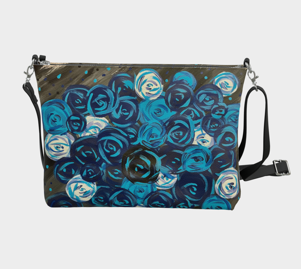 Blue Roses VL Crossbody