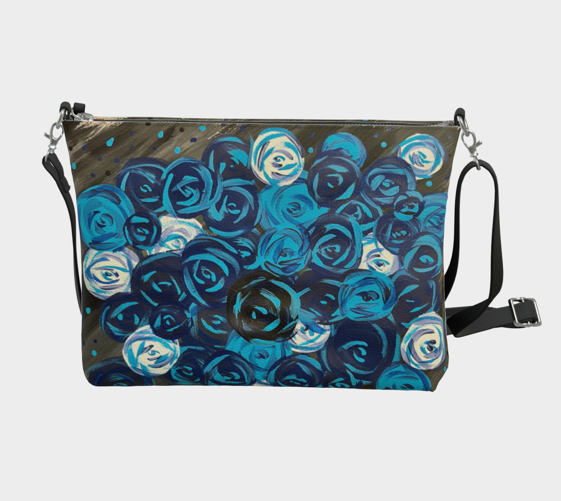 Blue Roses VL Crossbody