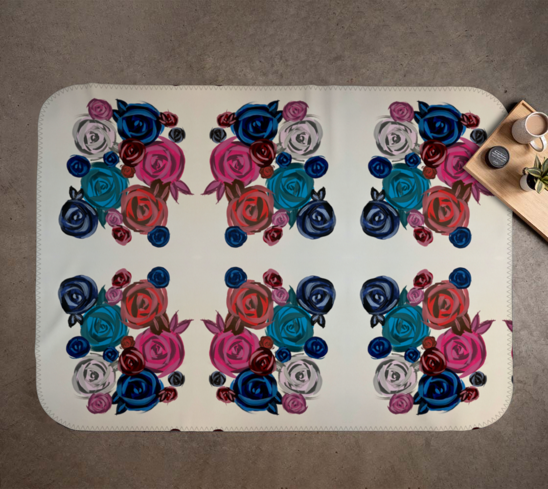 Rose Bouquet Blanket