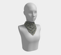 Abstract Green Square Scarf