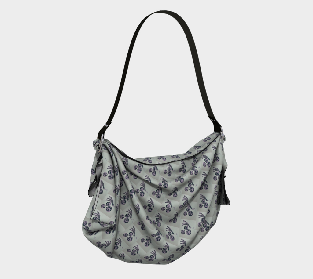 Lavender Roses Origami Tote