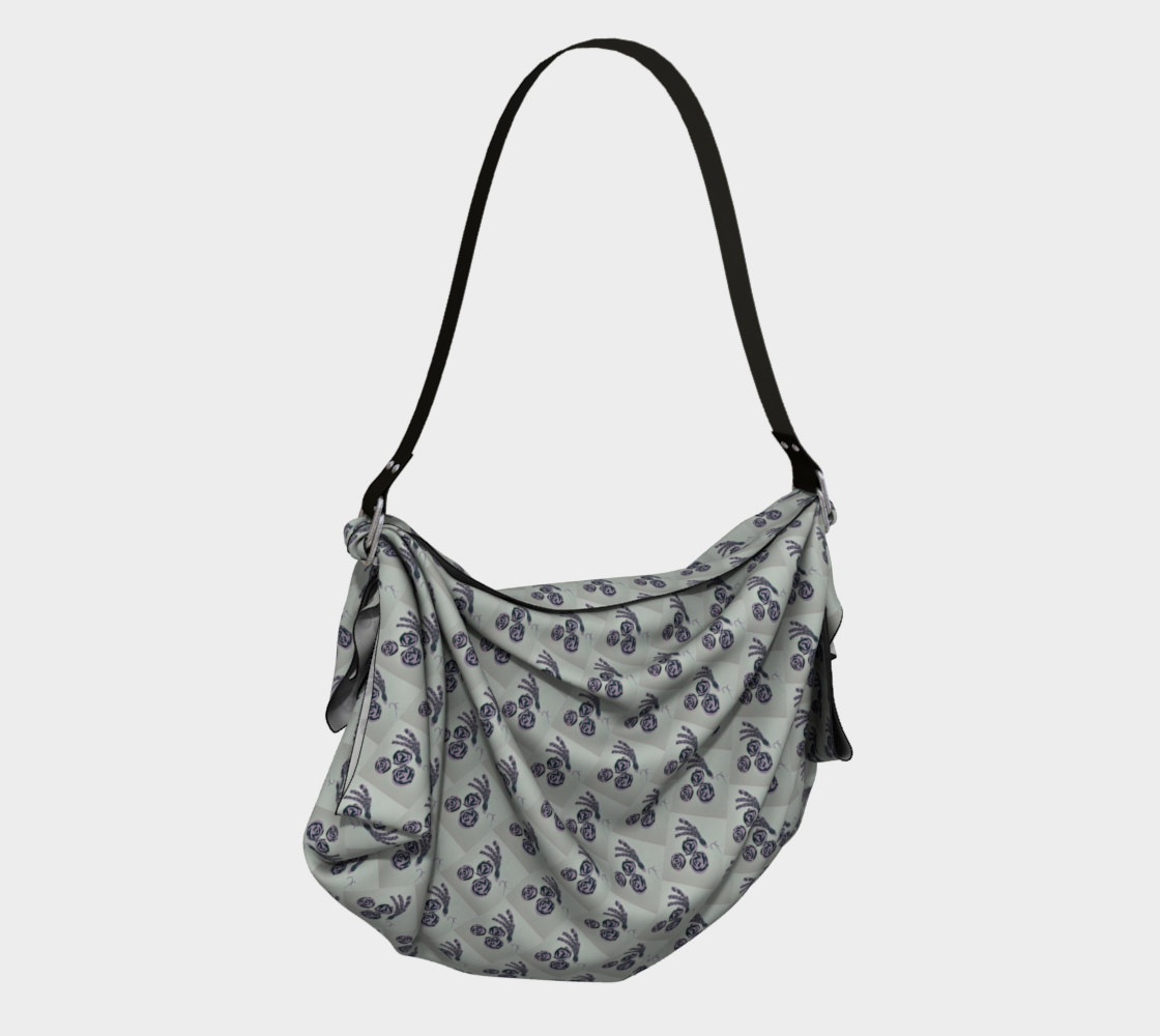 Lavender Roses Origami Tote