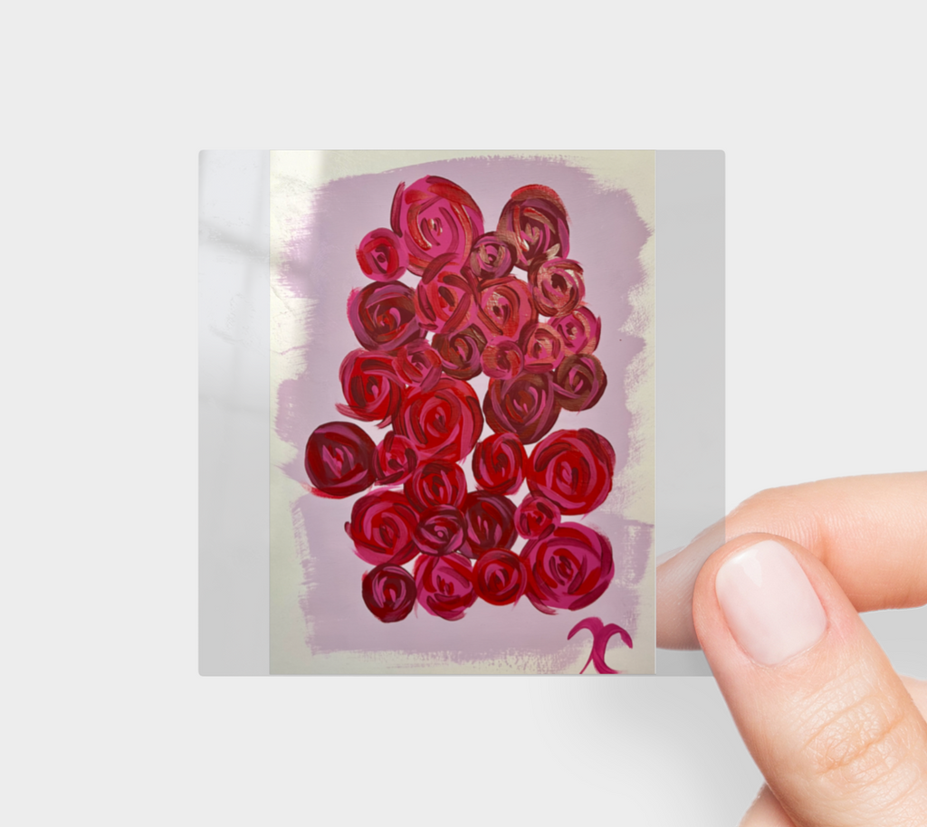 Red Roses Sticker