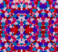 Vibrant Circles Fabric