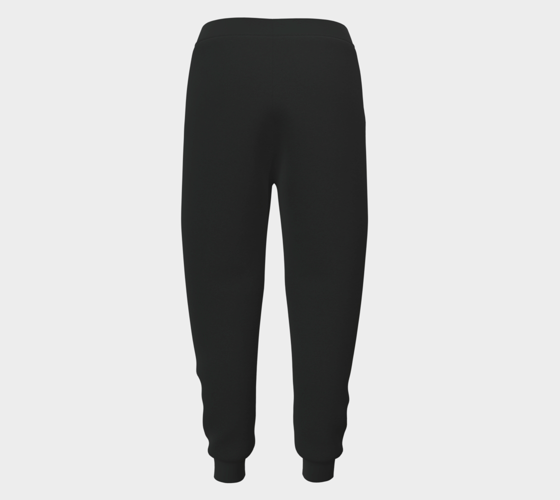 Blue Chevron Pattern Joggers