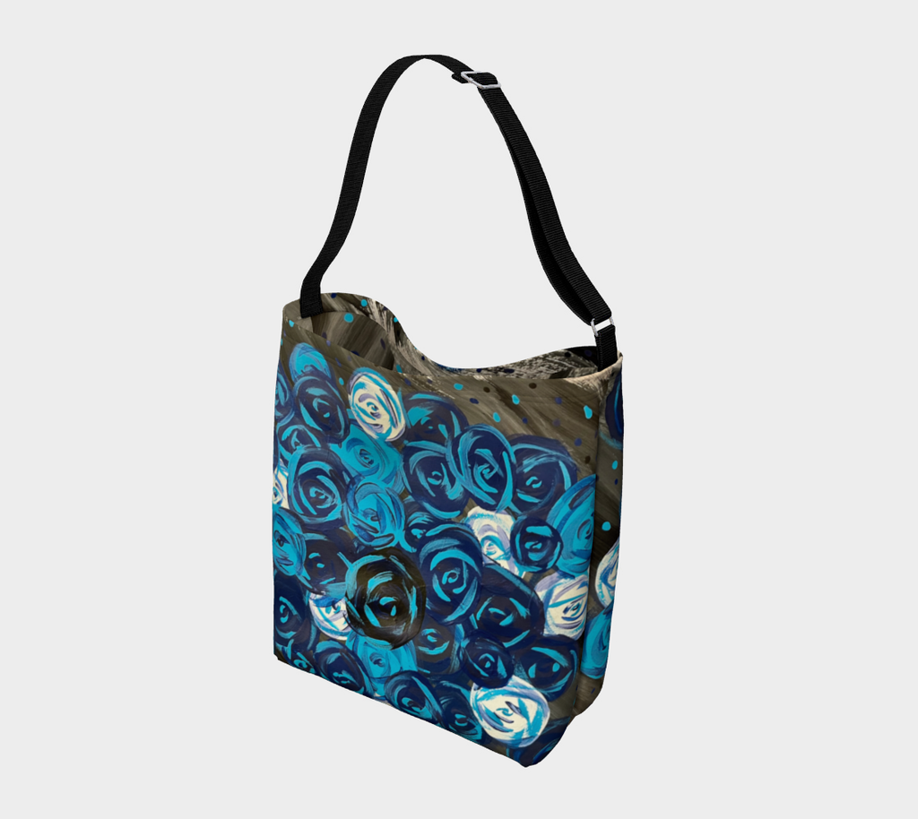 Blue Roses Day Tote