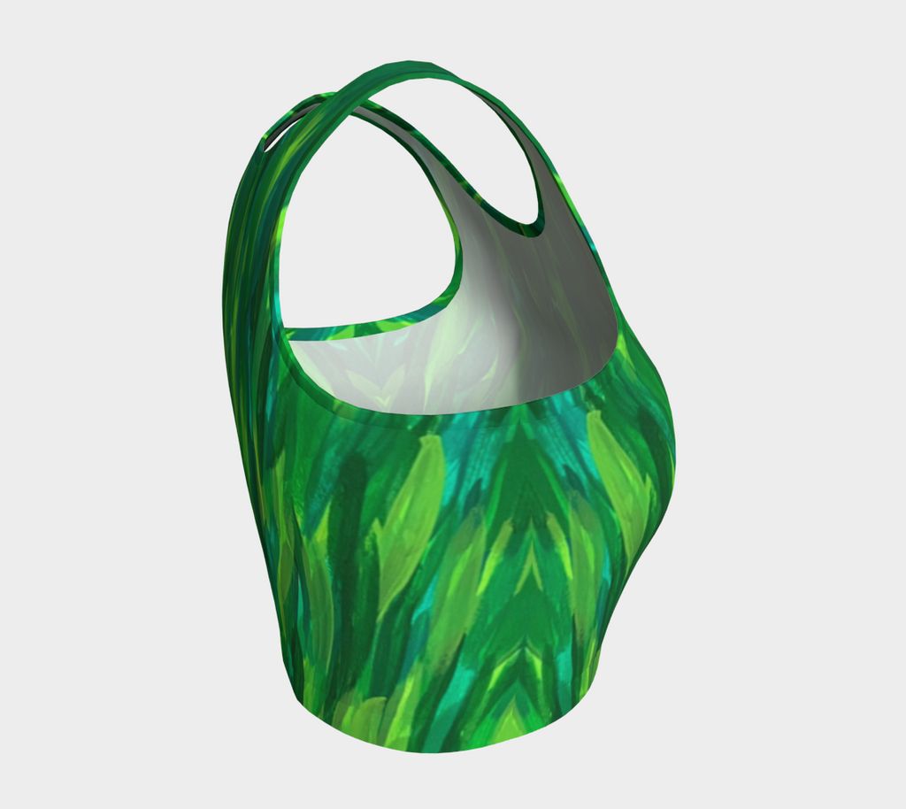 Lush Green  Athletic Top