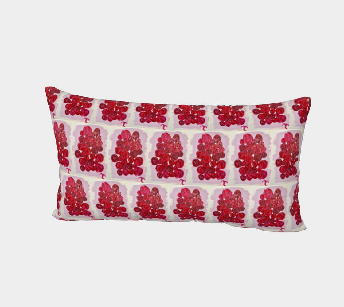 Red Roses Pillow Cover