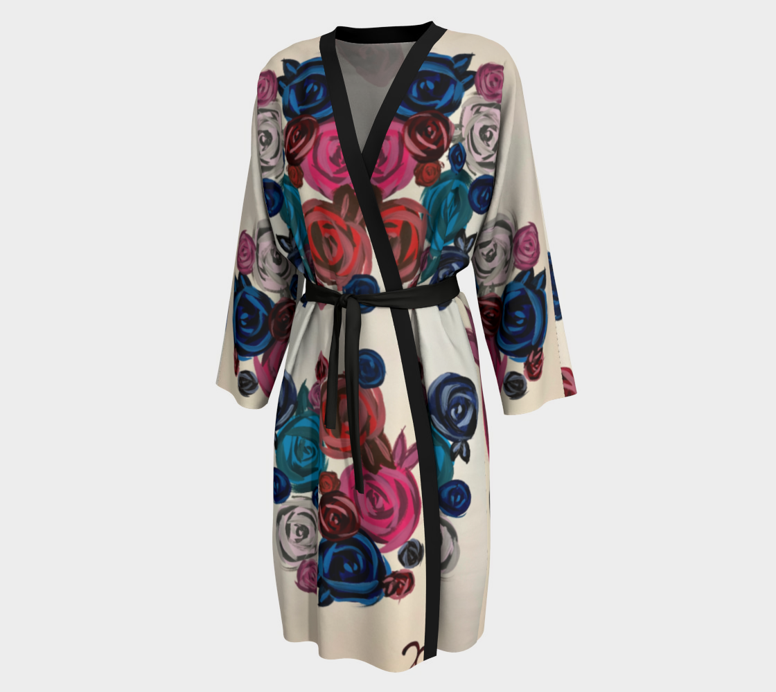 Rose Bouquet Robe