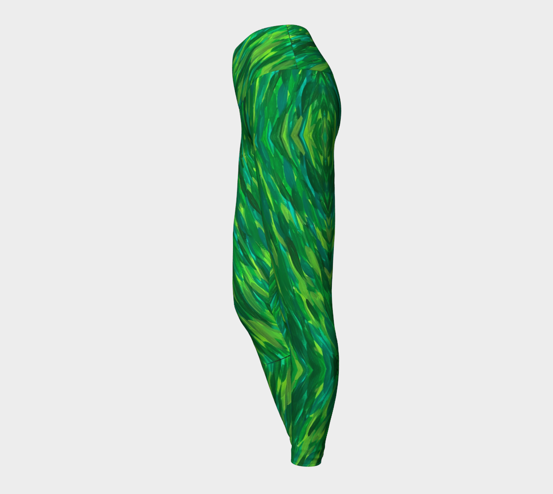 Lush Green  Yoga Leggings