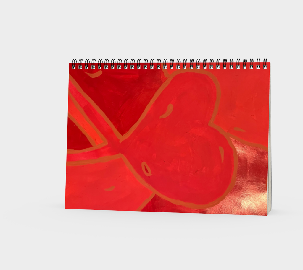 Red Heart Notebook