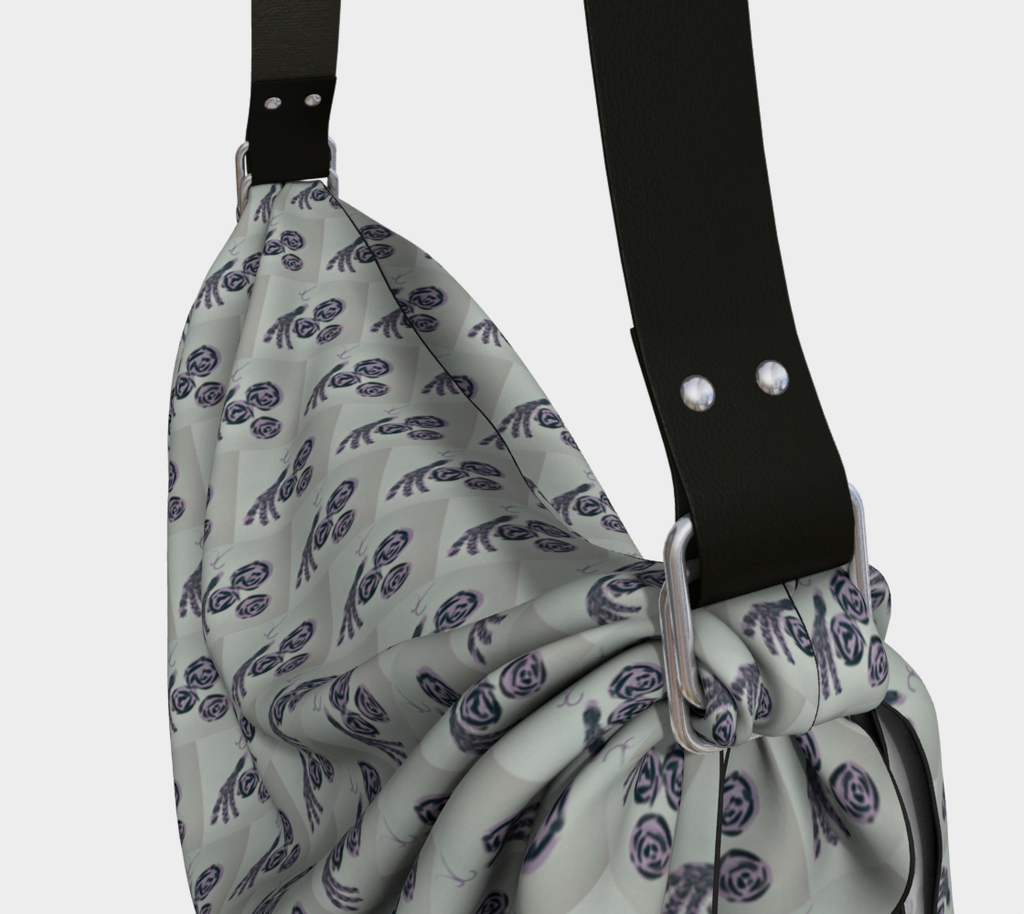Lavender Roses Origami Tote