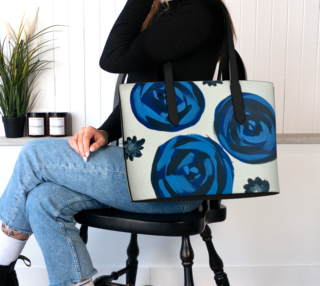 Blue Roses VL Tote Bag