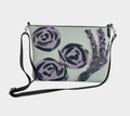 Lavender Roses VL Crossbody Purse