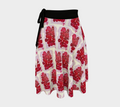 Red Roses Wrap Skirt