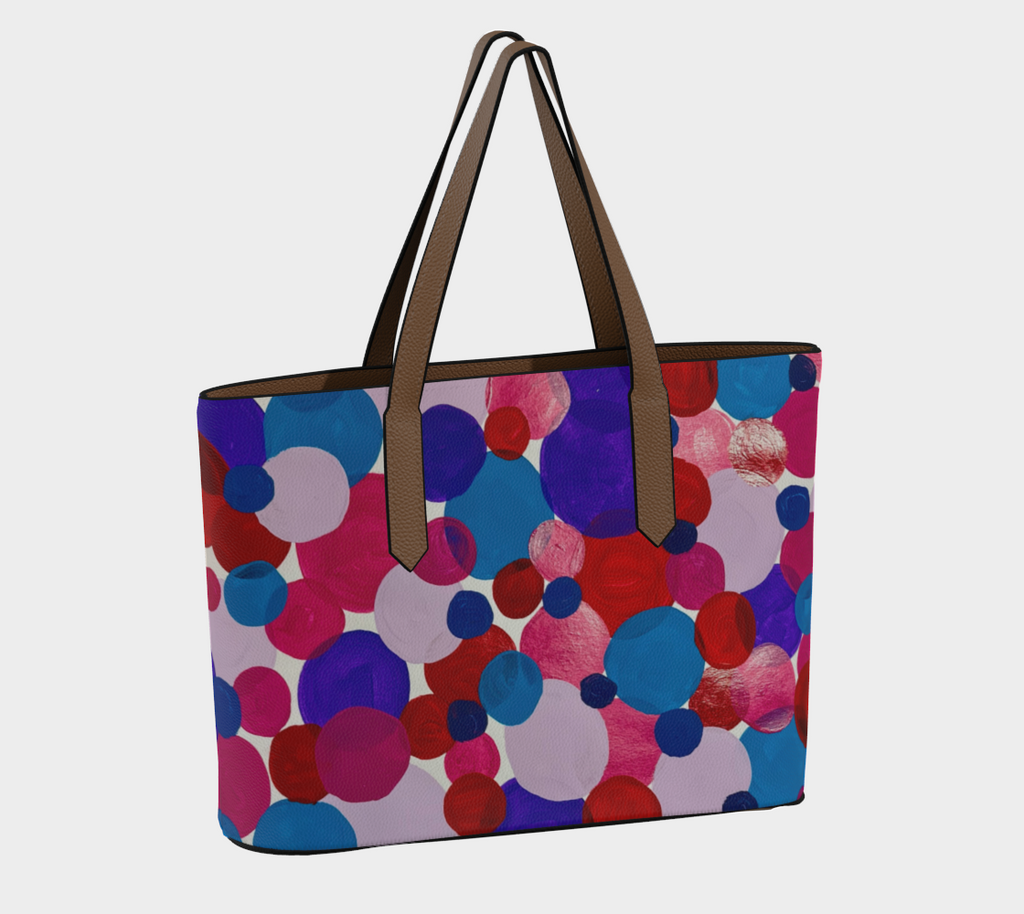 Vibrant Circles VL Tote Bag