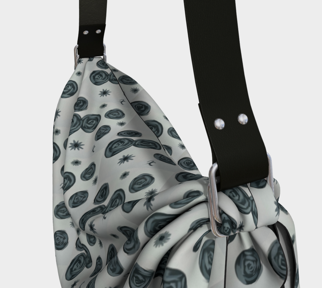 Monochrome Roses Origami Tote