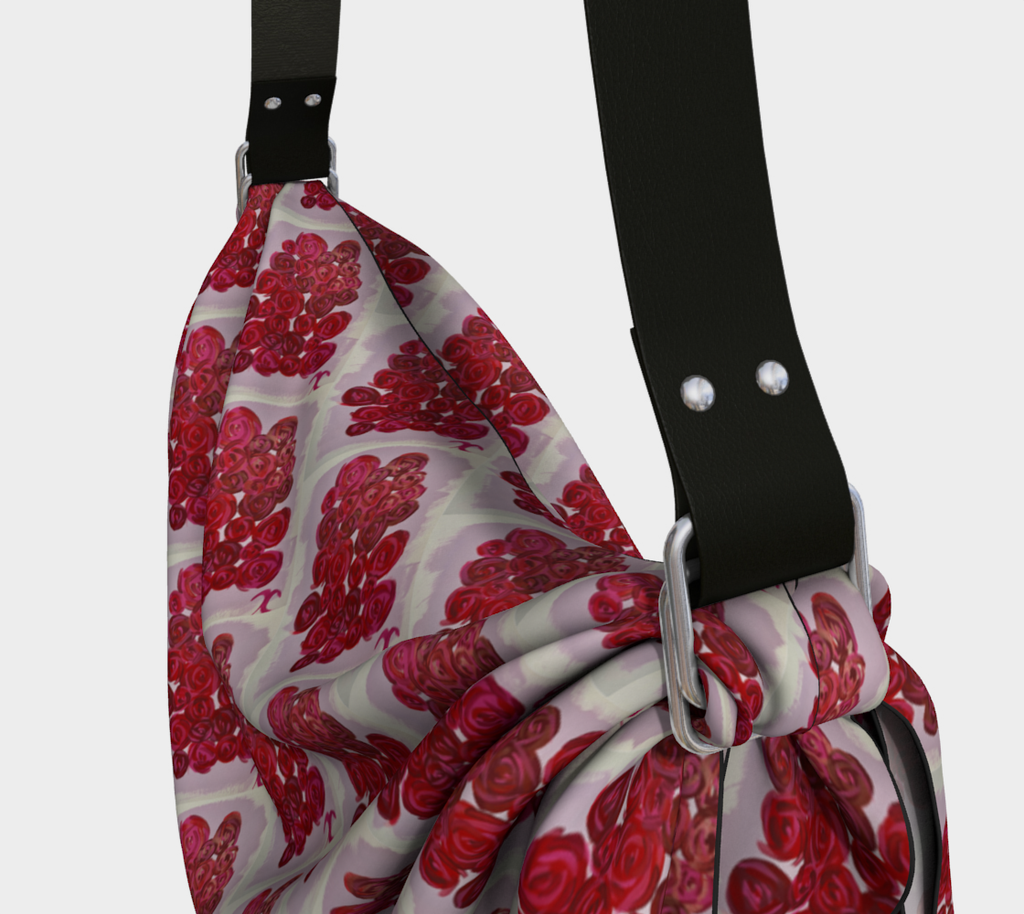 Red Roses Origami Tote