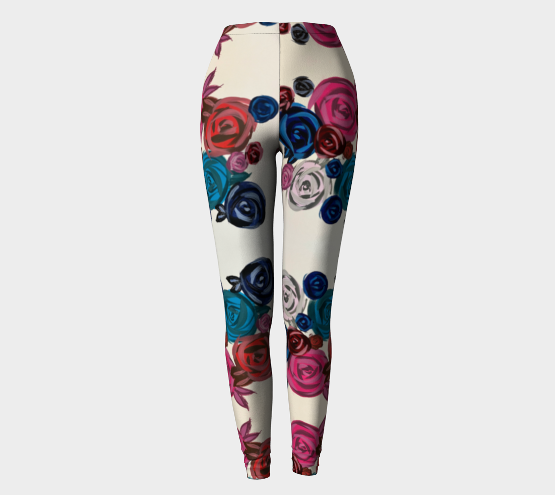 Rose Bouquet Leggings