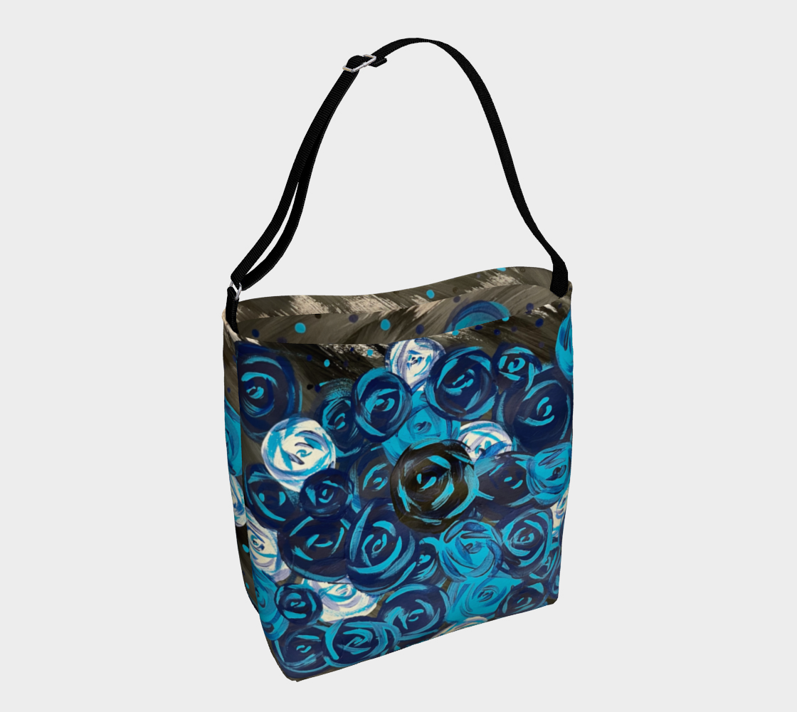 Blue Roses Day Tote