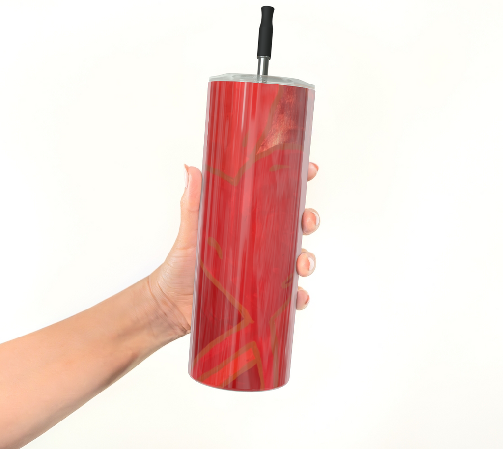 Red Heart Tumbler