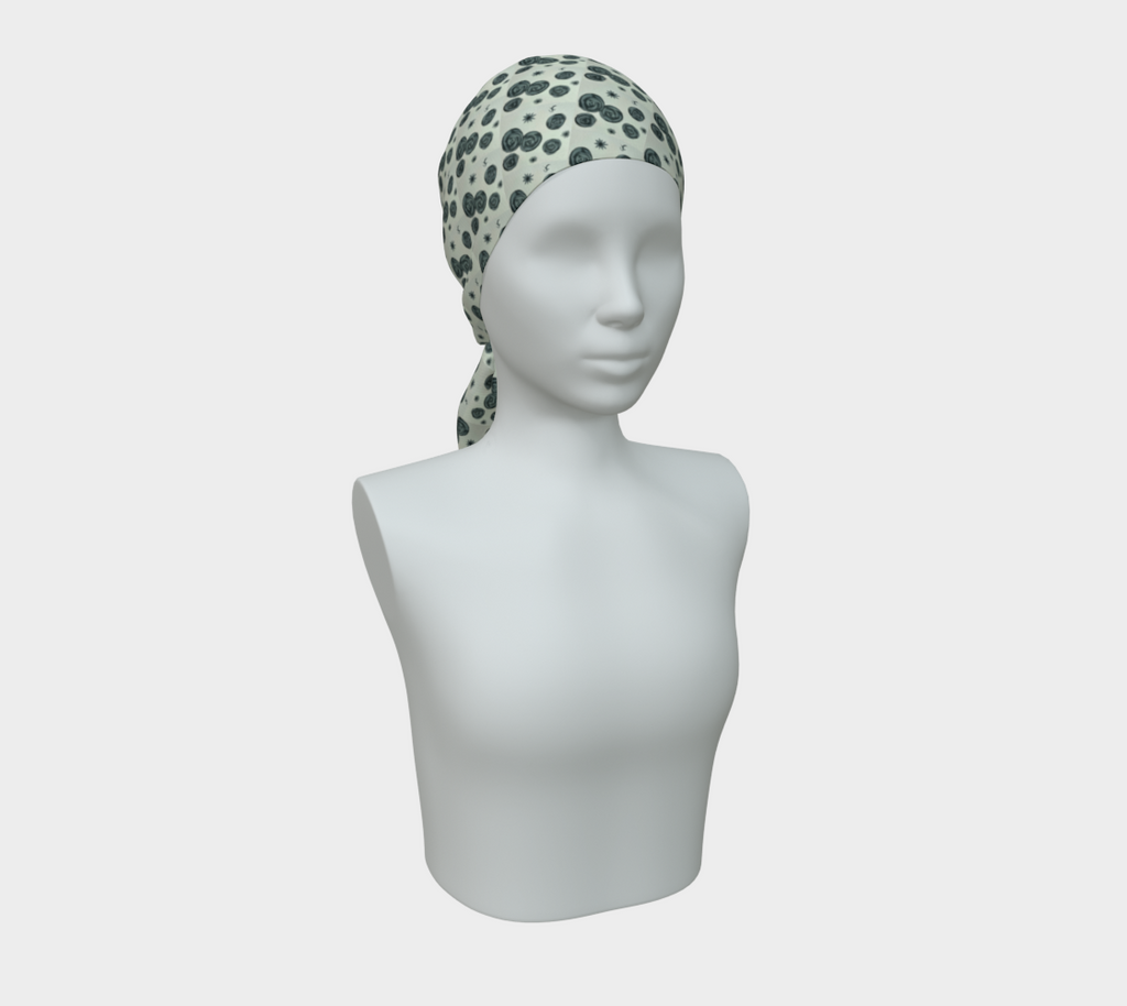 Monochrome Roses Scarf