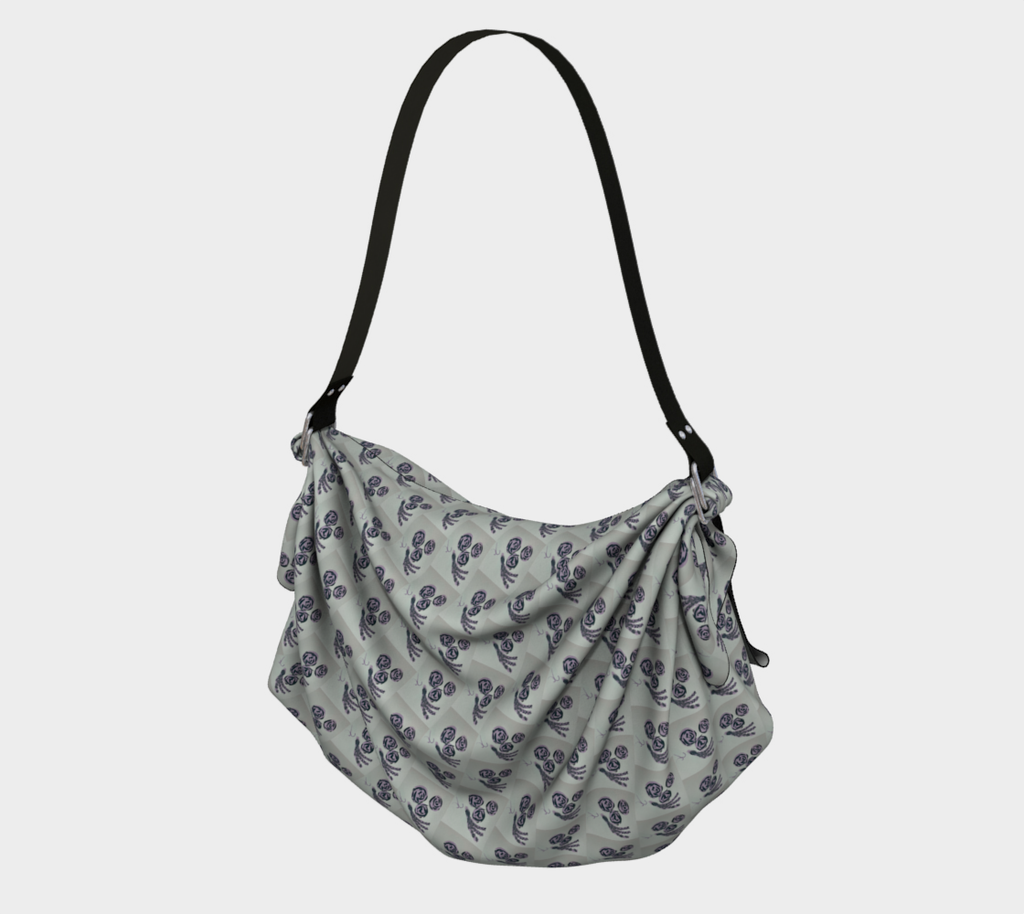 Lavender Roses Origami Tote