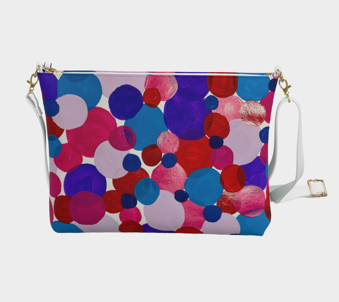 Vibrant Circles VL Crossbody Purse