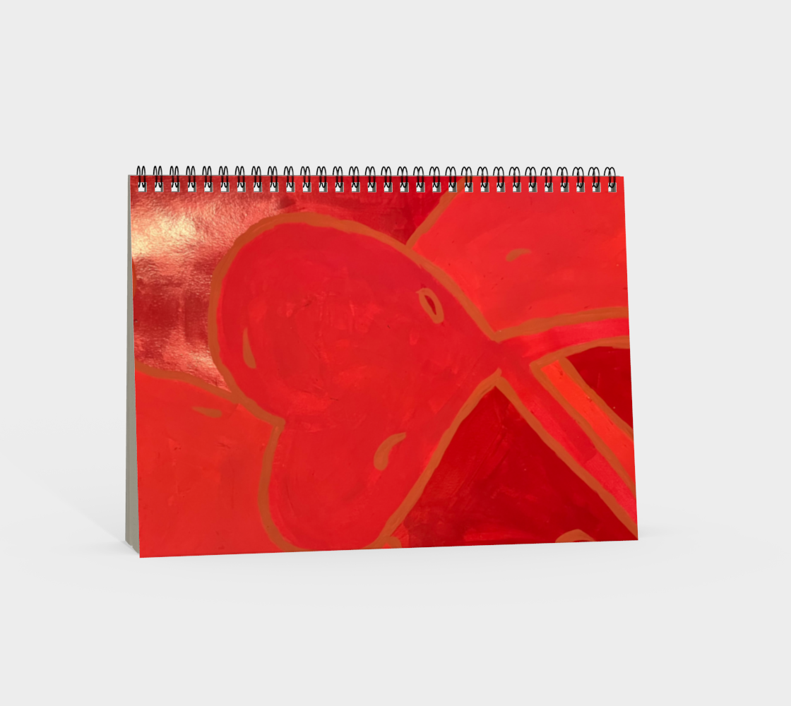 Red Heart Notebook
