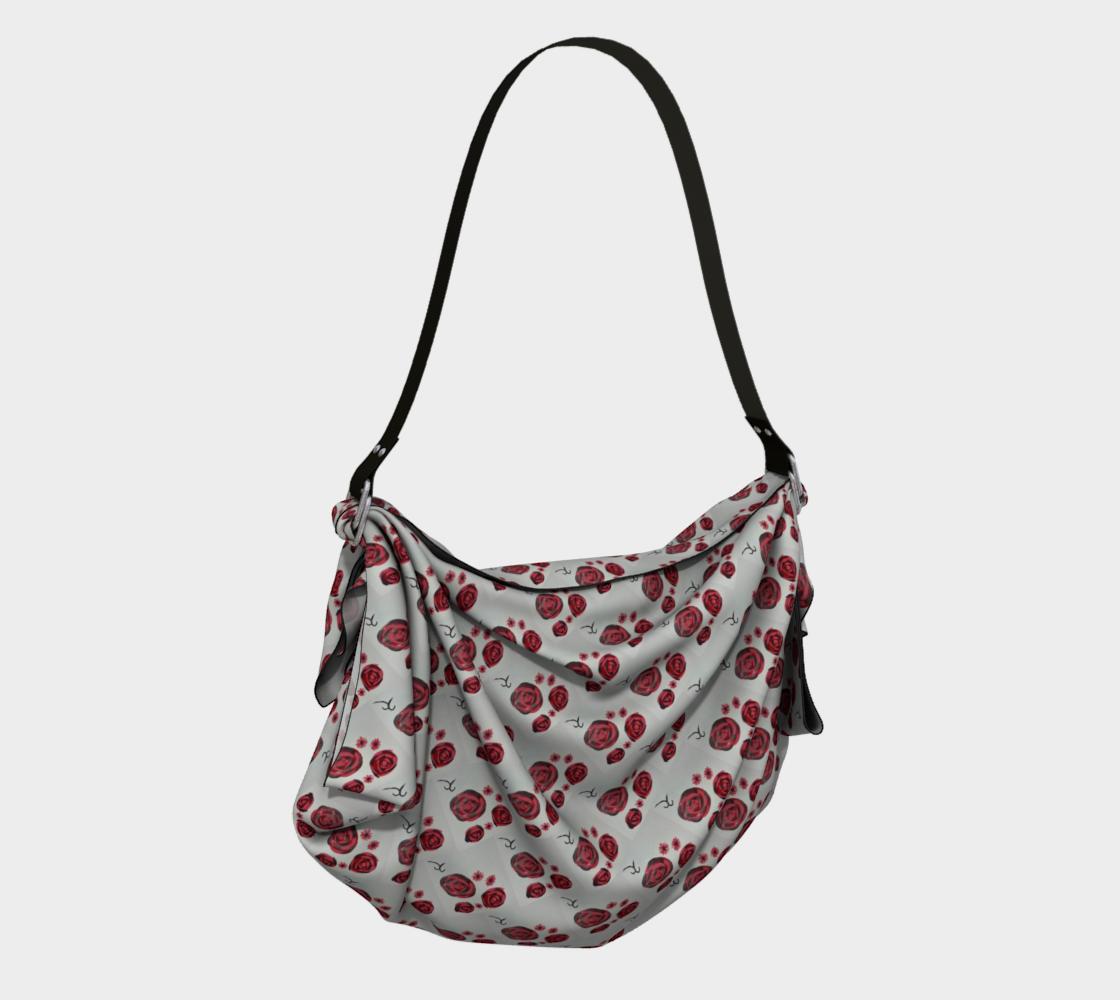 Red Roses Origami Tote